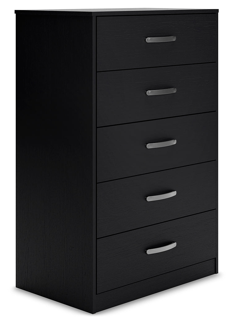 Finch Black Platform Bedroom Set from Ashley - Luna Furniture