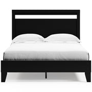 Finch Black Platform Bedroom Set from Ashley - Luna Furniture