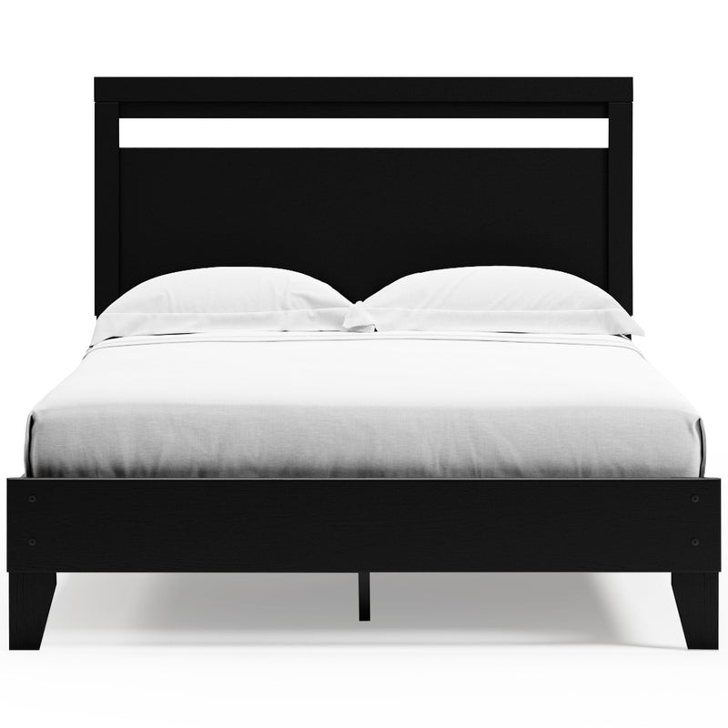 Finch Black Platform Bedroom Set from Ashley - Luna Furniture