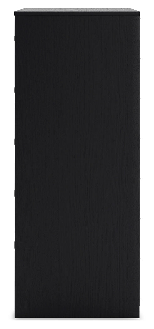 Finch Black Platform Bedroom Set from Ashley - Luna Furniture