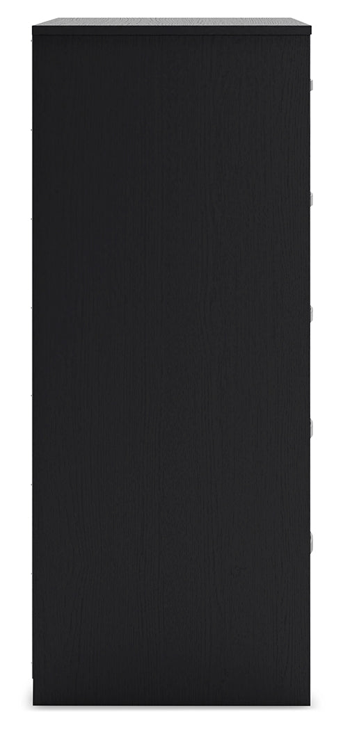 Finch Black Platform Bedroom Set from Ashley - Luna Furniture