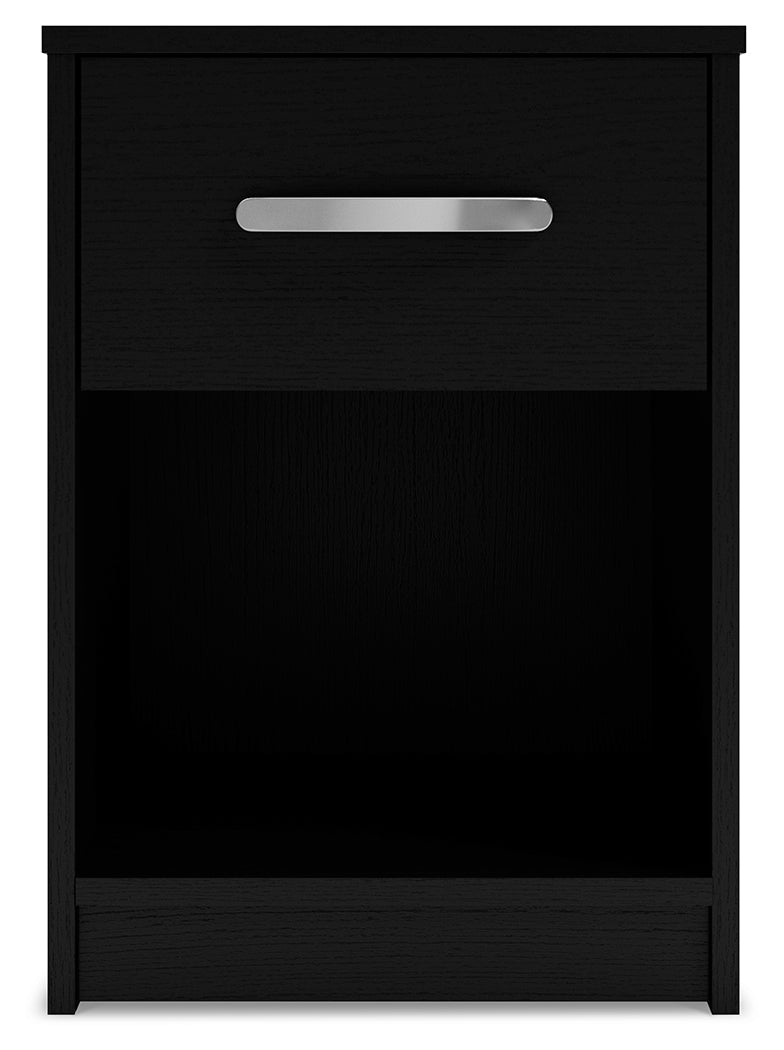 Finch Black Platform Bedroom Set from Ashley - Luna Furniture