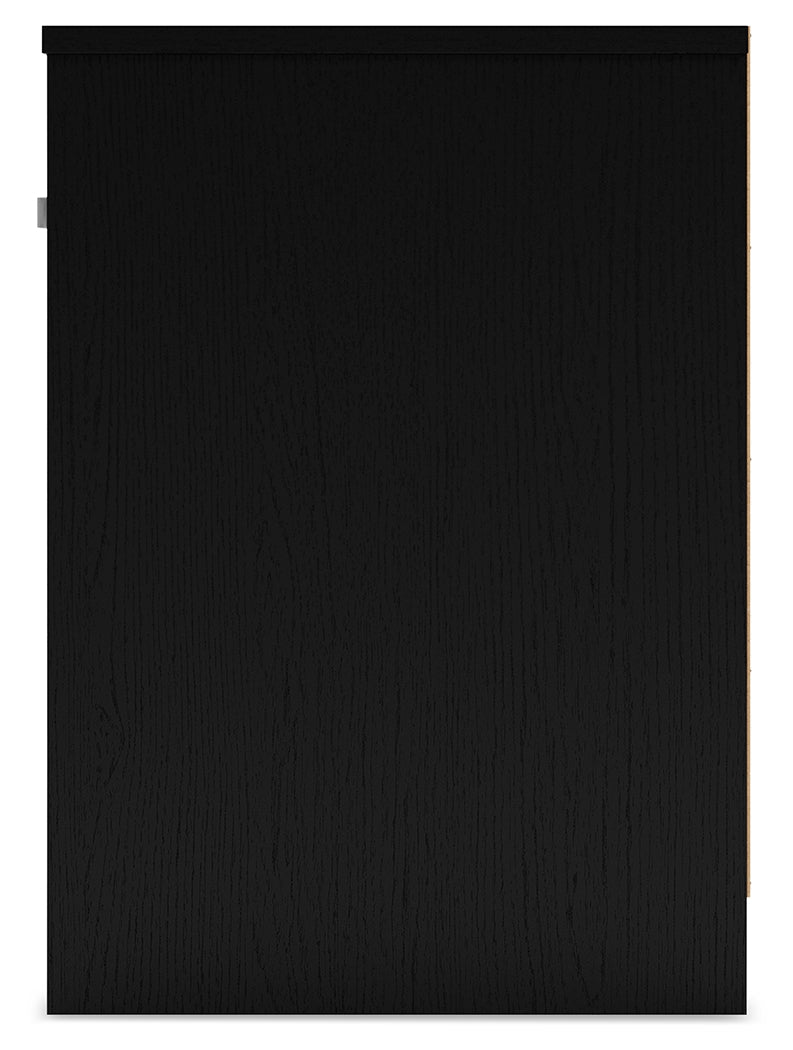 Finch Black Platform Bedroom Set from Ashley - Luna Furniture