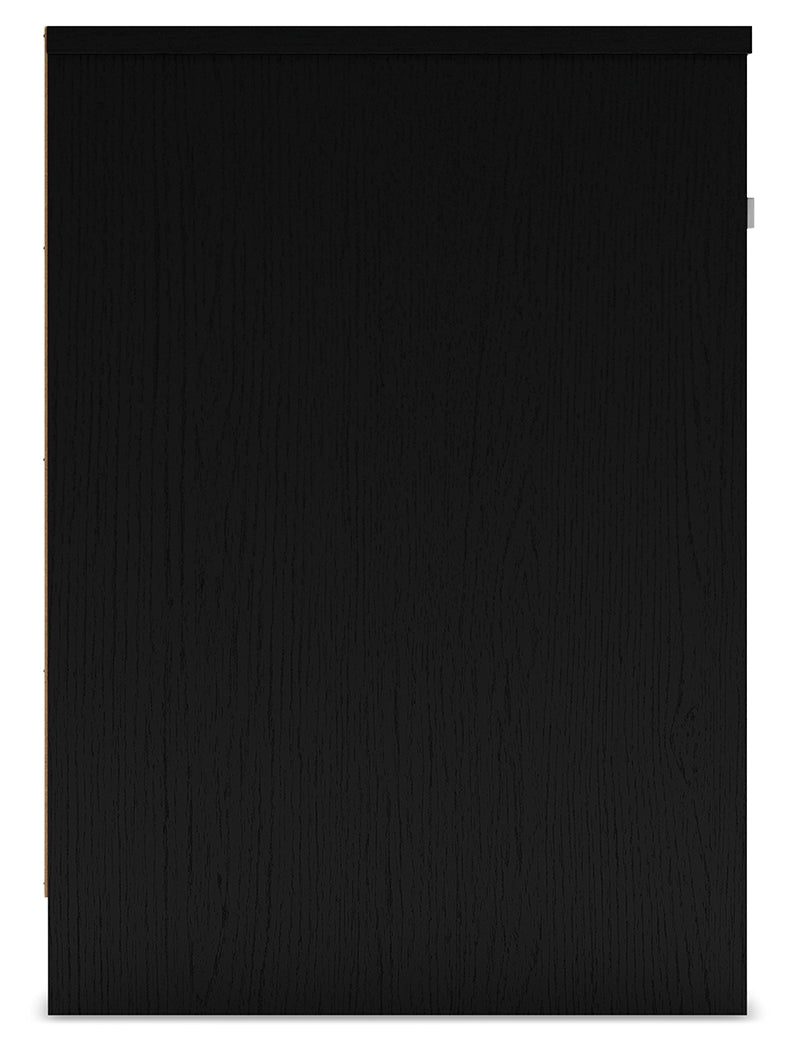 Finch Black Platform Bedroom Set from Ashley - Luna Furniture