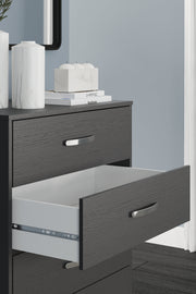 Finch Black Platform Bedroom Set from Ashley - Luna Furniture