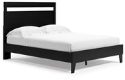 Finch Black Platform Bedroom Set from Ashley - Luna Furniture