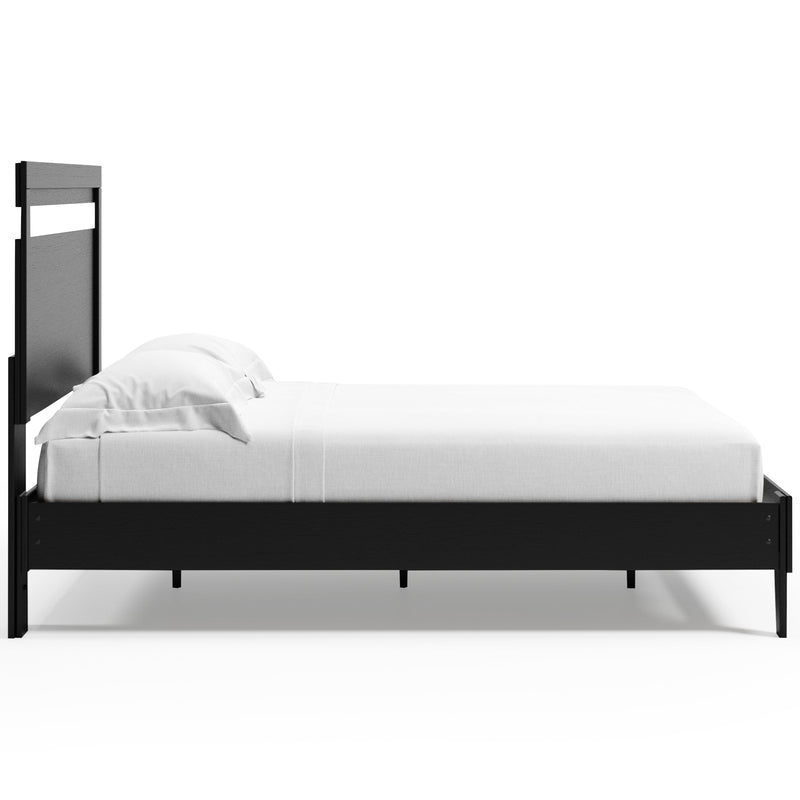 Finch Black Platform Bedroom Set from Ashley - Luna Furniture