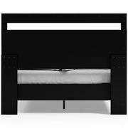 Finch Black Platform Bedroom Set from Ashley - Luna Furniture