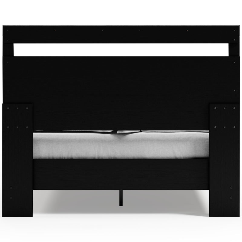 Finch Black Platform Bedroom Set from Ashley - Luna Furniture