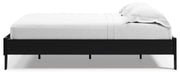 Finch Queen Platform Bed with Dresser and 2 Nightstands in Black - PKG017923