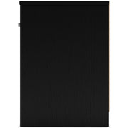 Finch Queen Platform Bed with Dresser, Chest and 2 Nightstands in Black - PKG017922