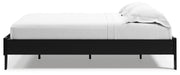 Finch Queen Platform Bed with Dresser, Chest and Nightstand in Black - PKG017921