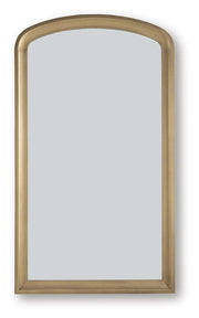 Fintan Gold Finish Floor Mirror - A8010436