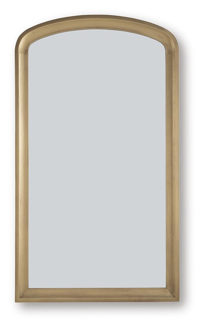 Fintan Gold Finish Floor Mirror - A8010436