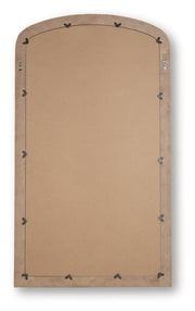 Fintan Gold Finish Floor Mirror - A8010436