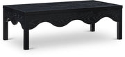 Fiora Oak Veneer Coffee Table in Black - 99041Black-CT