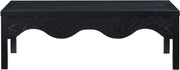Fiora Oak Veneer Coffee Table in Black - 99041Black-CT
