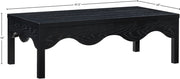 Fiora Oak Veneer Coffee Table in Black - 99041Black-CT