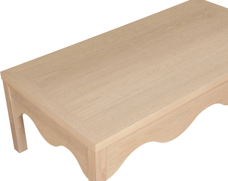 Fiora Oak Veneer Coffee Table in Natural - 99041Natural-CT