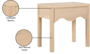 Fiora Oak Veneer Night Stand in Natural - 99041Natural-NS