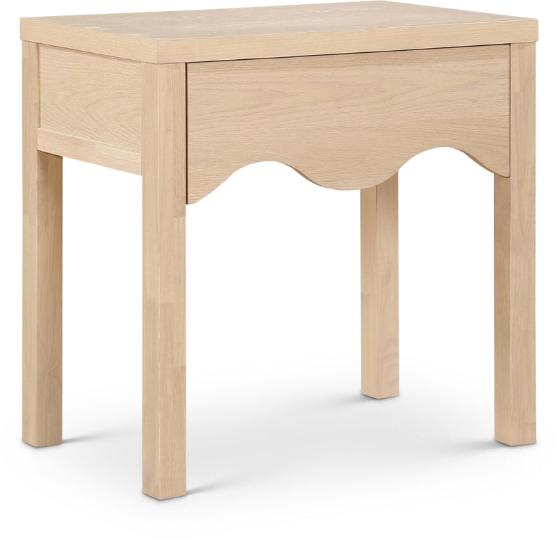 Fiora Oak Veneer Night Stand in Natural - 99041Natural-NS