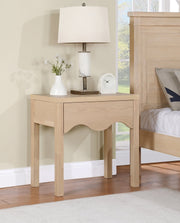 Fiora Oak Veneer Night Stand in Natural - 99041Natural-NS