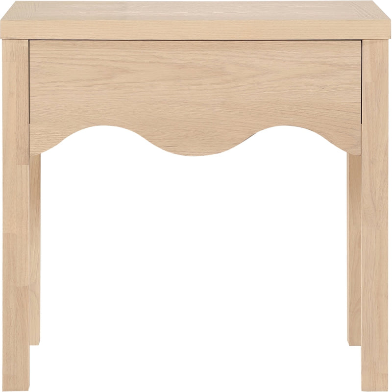Fiora Oak Veneer Night Stand in Natural - 99041Natural-NS