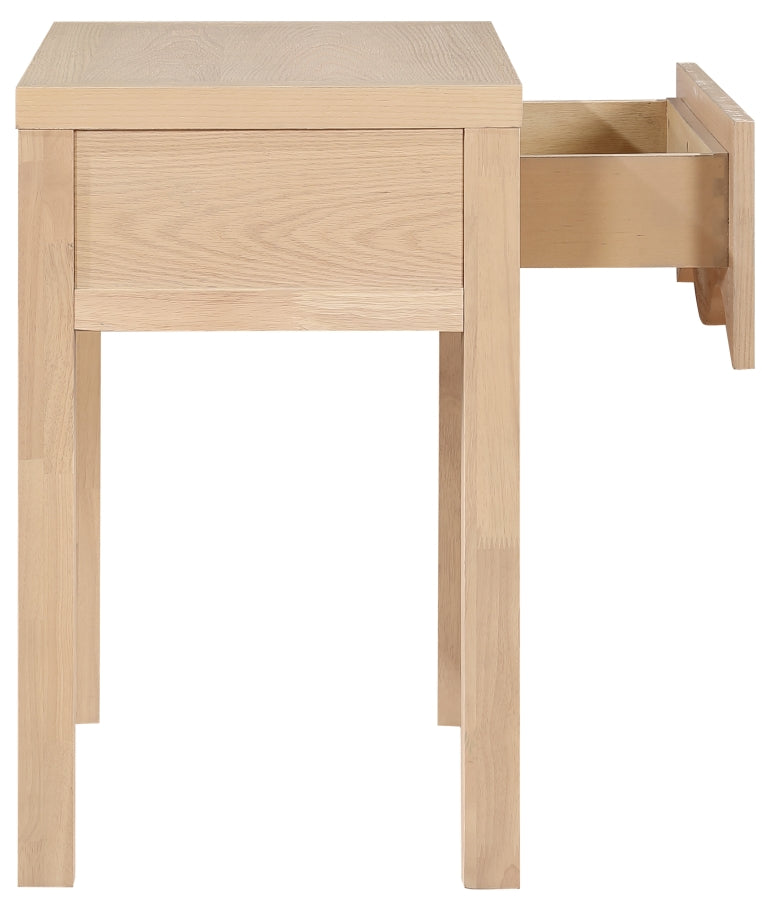 Fiora Oak Veneer Night Stand in Natural - 99041Natural-NS