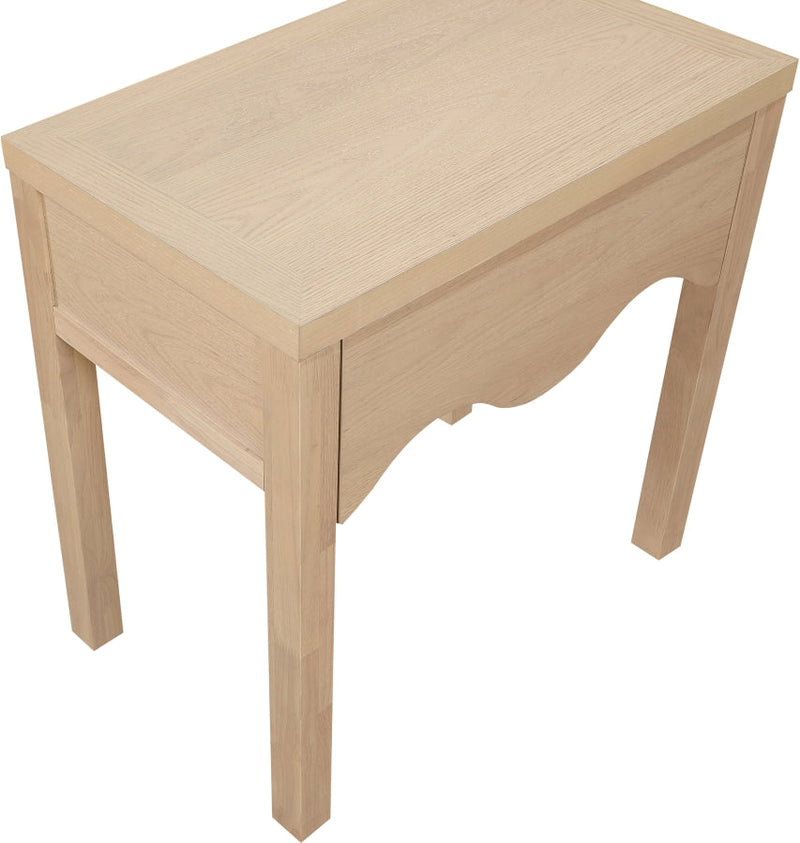 Fiora Oak Veneer Night Stand in Natural - 99041Natural-NS