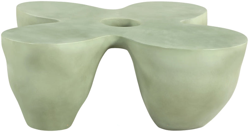 Fiore Concrete Coffee Table in Green - 605Green-CT