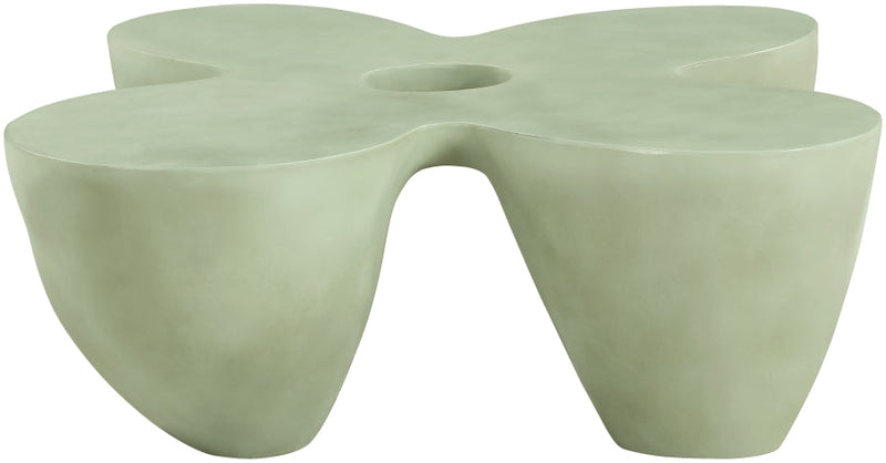 Fiore Concrete Coffee Table in Green - 605Green-CT