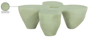Fiore Concrete Coffee Table in Green - 605Green-CT