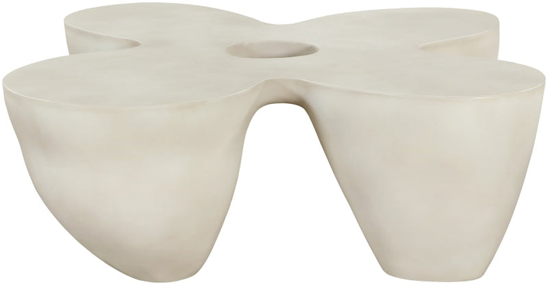 Fiore Concrete Coffee Table in Taupe - 605Taupe-CT