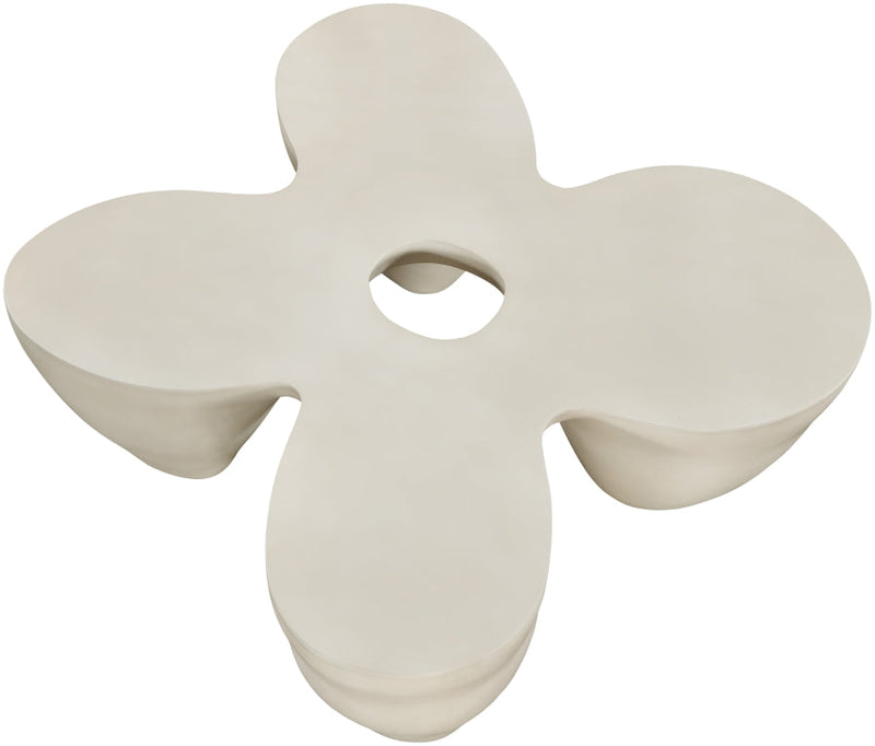 Fiore Concrete Coffee Table in Taupe - 605Taupe-CT