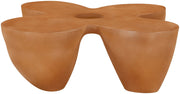 Fiore Concrete Coffee Table in Terracotta - 605Terracotta-CT