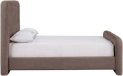 Fira Chenille Fabric Upholstered Full Bed in Brown - B1222Brown-F