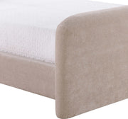 Fira Chenille Fabric Upholstered Full Bed in Taupe - B1222Taupe-F