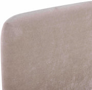 Fira Chenille Fabric Upholstered Full Bed in Taupe - B1222Taupe-F