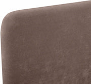 Fira Chenille Fabric Upholstered King Bed in Brown - B1222Brown-K