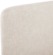 Fira Linen Textured Fabric Upholstered Full Bed in Beige - B1221Beige-F