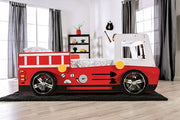 Firestall Red Twin Bed - CM7644-BED