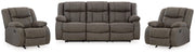 First Base Reclining Sofa and 2 Recliners - 68804U6