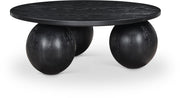 Fitch Oak Veneer Coffee Table in Black - 99082Black-CT