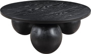 Fitch Oak Veneer Coffee Table in Black - 99082Black-CT