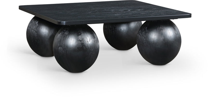 Fitch Oak Veneer Coffee Table in Black - 99083Black-CT