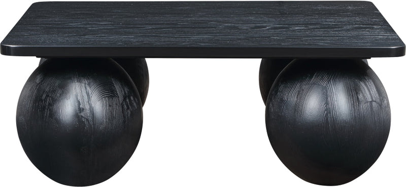 Fitch Oak Veneer Coffee Table in Black - 99083Black-CT