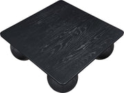 Fitch Oak Veneer Coffee Table in Black - 99083Black-CT
