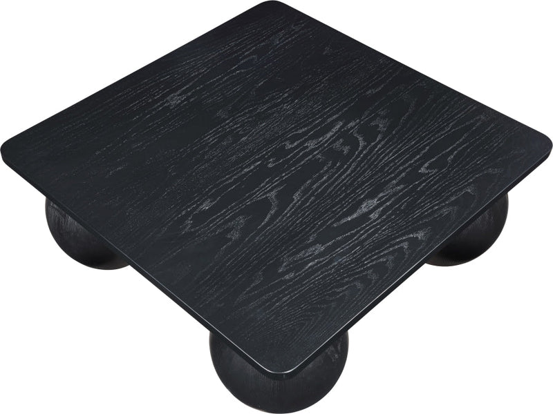 Fitch Oak Veneer Coffee Table in Black - 99083Black-CT