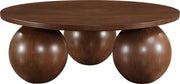 Fitch Oak Veneer Coffee Table in Brown - 99082Brown-CT
