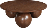 Fitch Oak Veneer Coffee Table in Brown - 99082Brown-CT